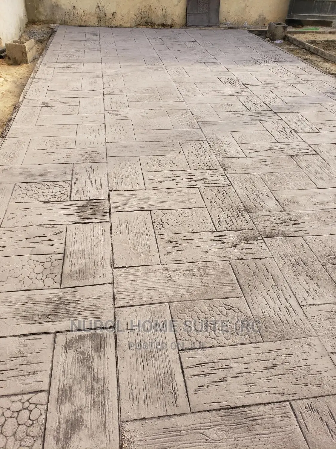 (Wooden Stone Pattern) Concrete Stamp