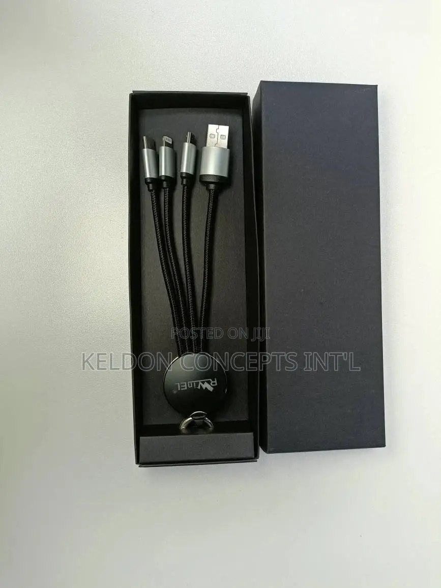 3 in 1 Led Charging Cable Moq: 200pcs