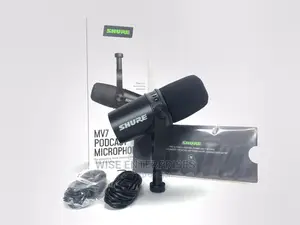 Shure Mv7 USB Podcast Mic With Cloudlifer Mic Activator