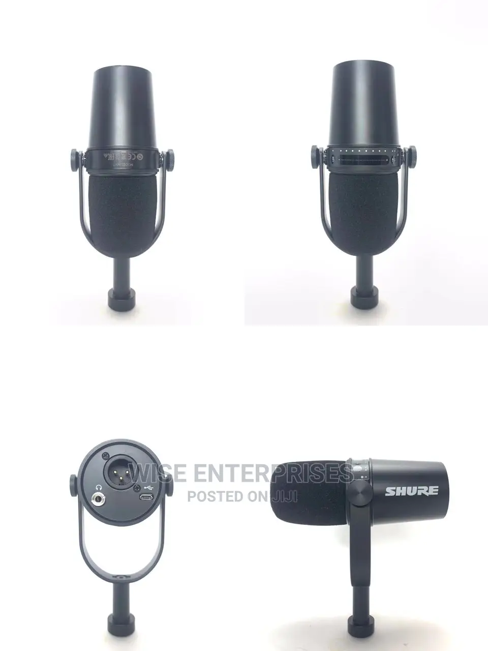 Shure Mv7 Usb Podcast Mic With Cloudlifer Mic Activator