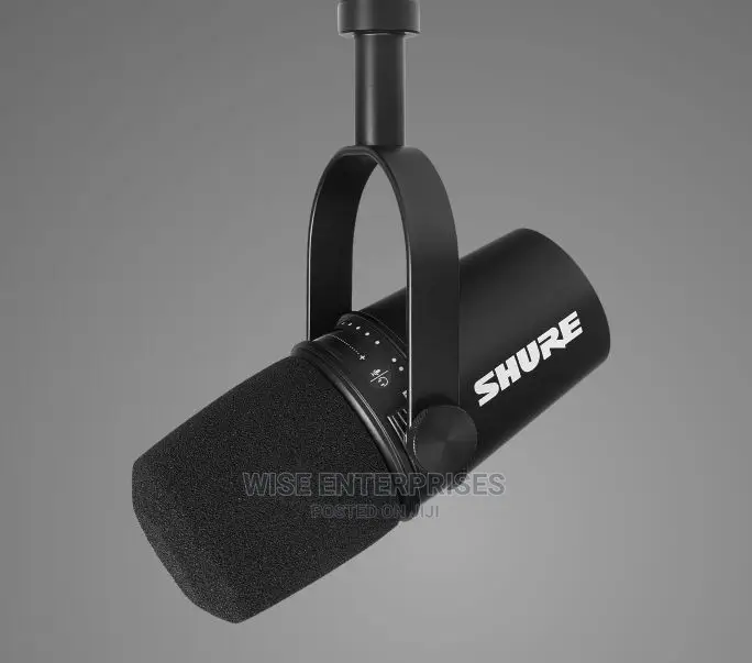 Shure Mv7 Usb Podcast Mic With Cloudlifer Mic Activator