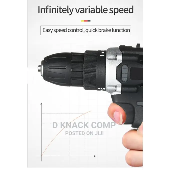 42VF Cordless Drill Dirve Kit 2 Speed All Copper Power Drill