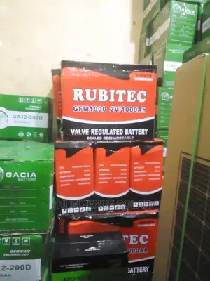 2v 1000ah Rubitec Battery