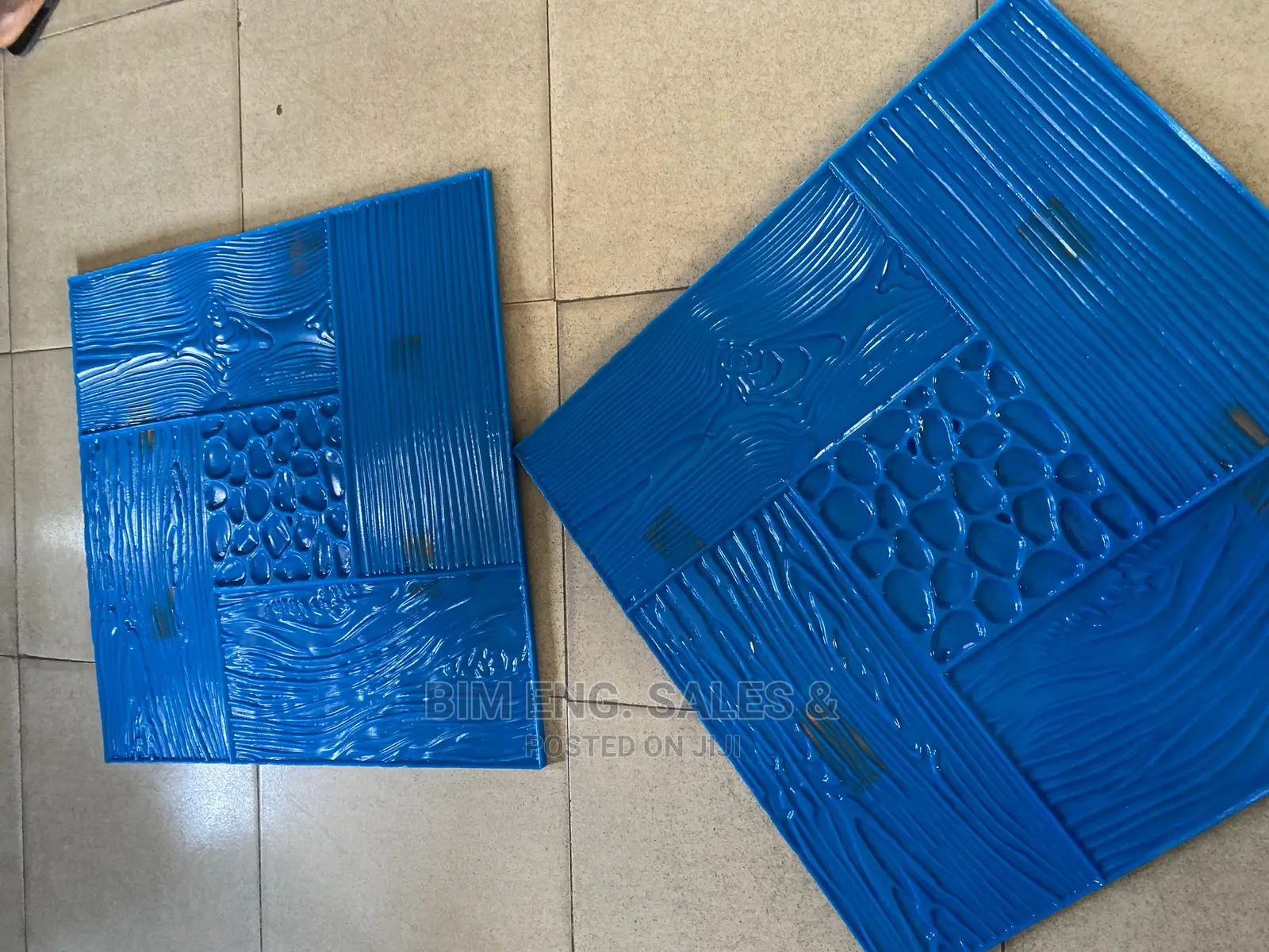 Wooden Frame Plank Rubber Mold Mart Stamp Concrete Flooring
