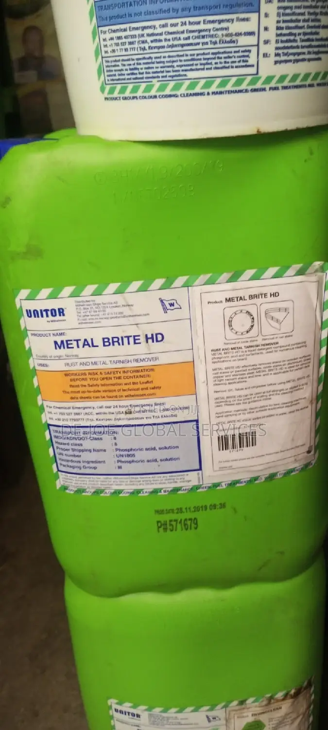 25ltrs Metal Bright Unitor Rust Remover