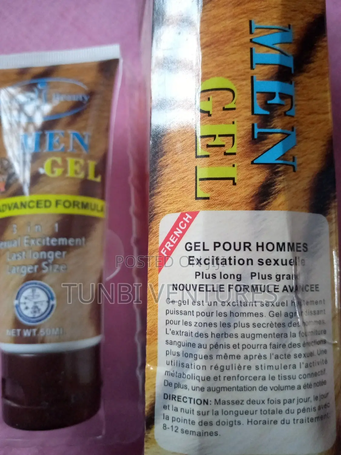 MEN GEL 100 Percent Made for Men