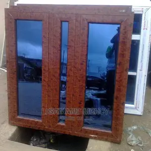 Casement Windows With Wood Finish Colour