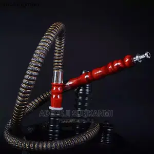 Hookah Hose With Wood Tube