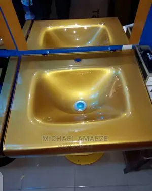 Gold Glass Basin for Dinning