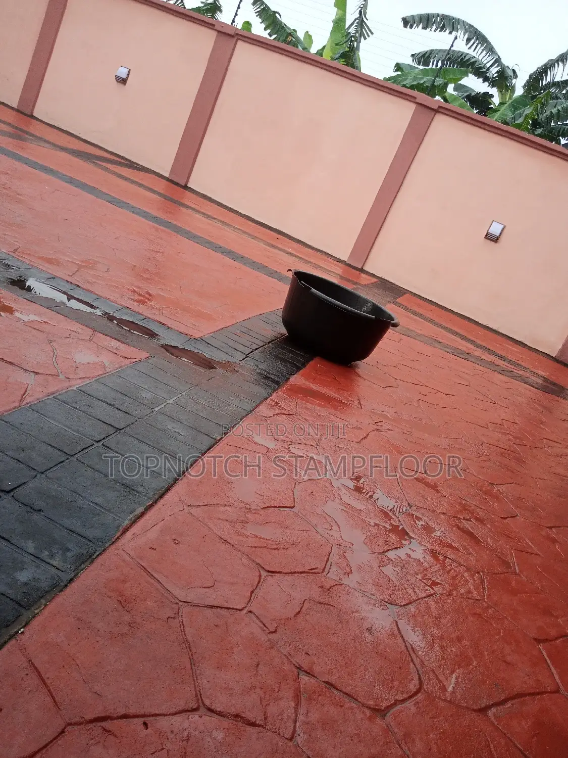 Concrete Stamp Floor Work