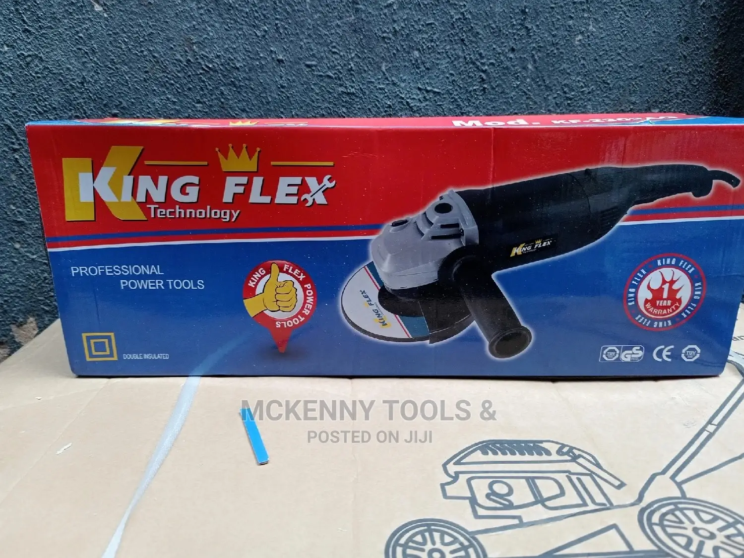 King Flex 9" Heavy Duty Industrial Angle Grinder