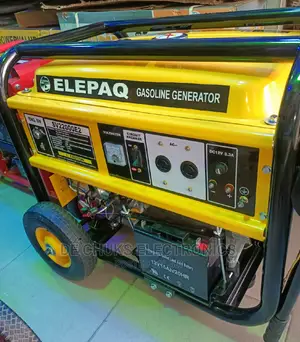 Brand New Elepaq (10.5kva) Key Starter,Battery Wheels-Copper