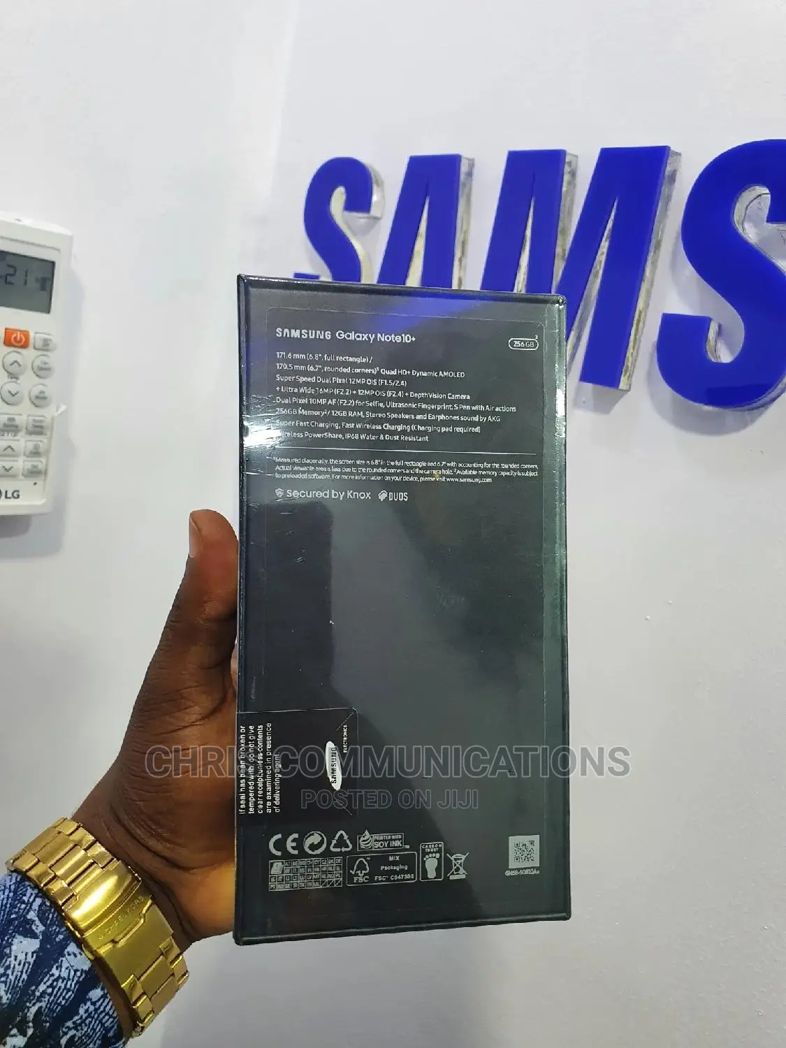 New Samsung Galaxy Note 10 Plus 256 GB Silver