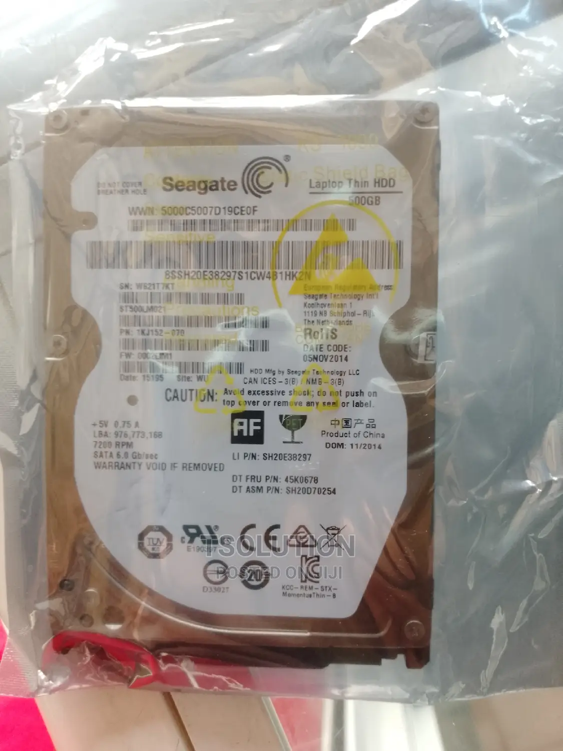 500gb Laptop Hdd