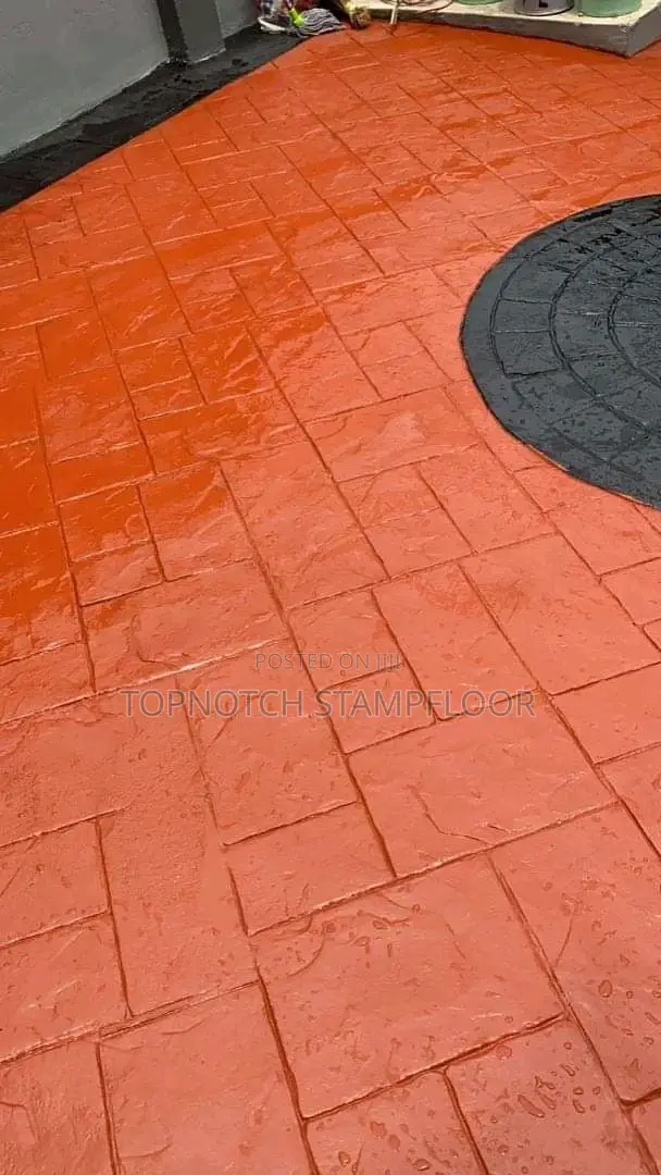 Concrete Floor Design Art Work