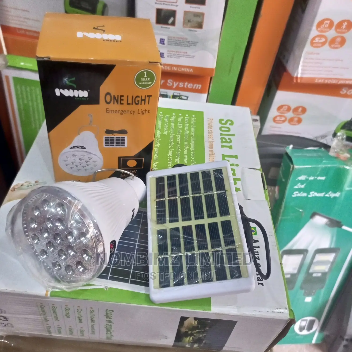 Solar Bulb With Separate Panel