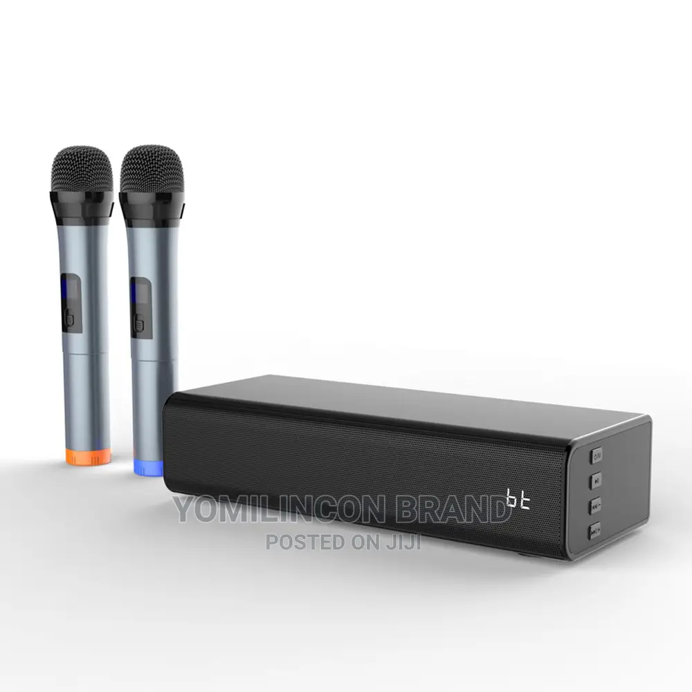 Pure Acoustics Sing Bar Bluetooth Karaoke Speaker W/Wireless