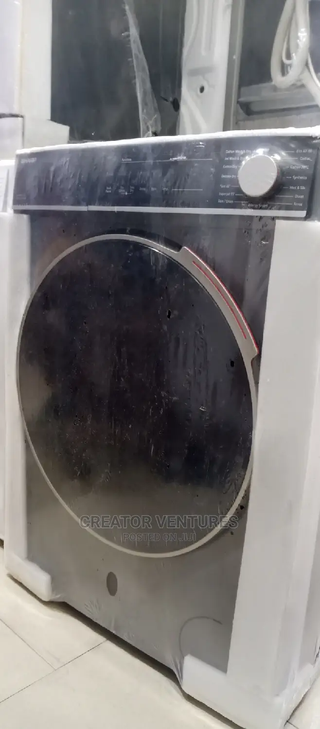 Sharp Washing and Dryer,8 Kg, Digital Led Panel,Low Voltage