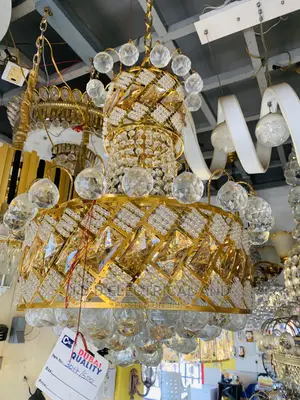 Dubai L E D Crystal Chandelier By500 Very Bright and Quality
