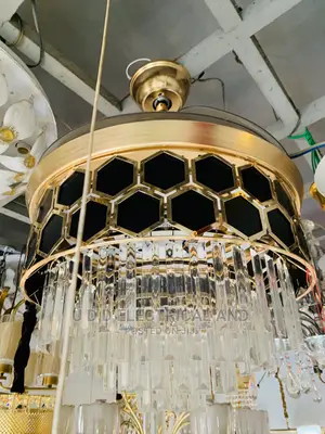 Dubai Led Crystal Chandelier Light With Fan By500 Quality