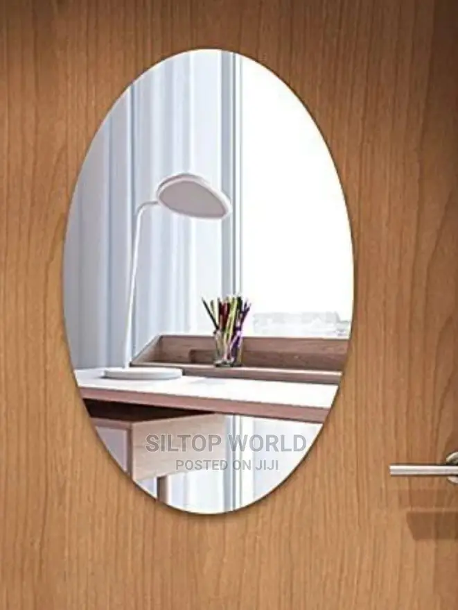 Oval Flexible Self Adhesive Mirror 40x60cm