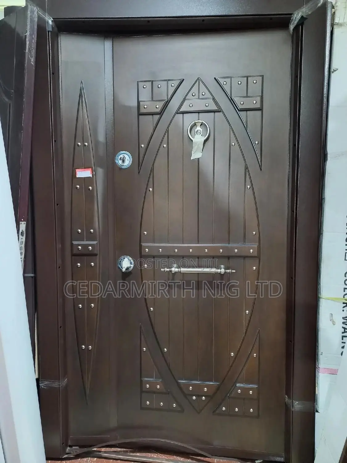 Brown Armoured Front Door