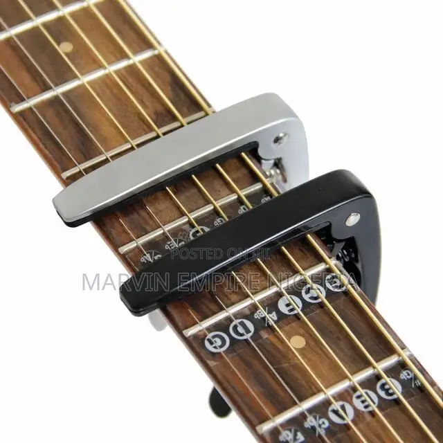 Six-string Professional Guitar Capo With String Pin Remover