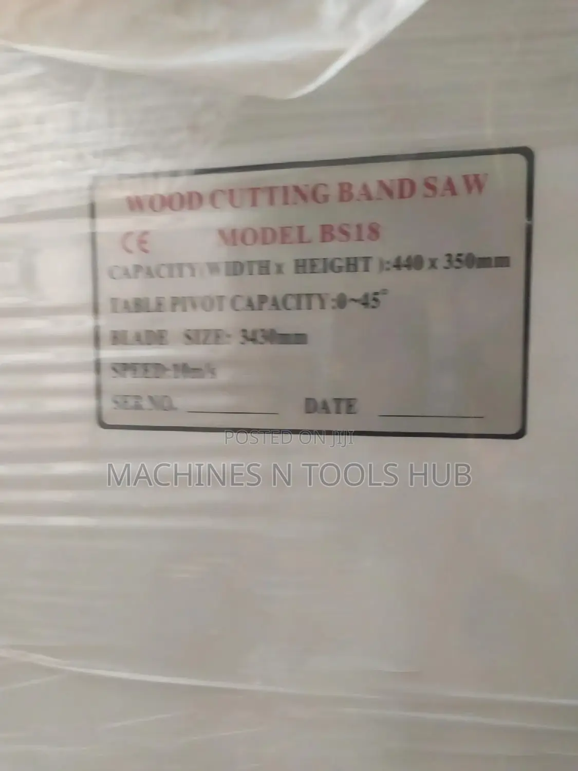 18" Wood Band Saw