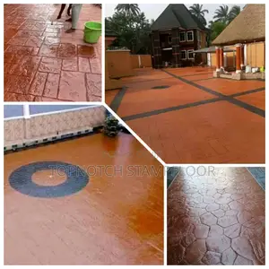 Glowing Concrete Floor Design Stamp Concrete