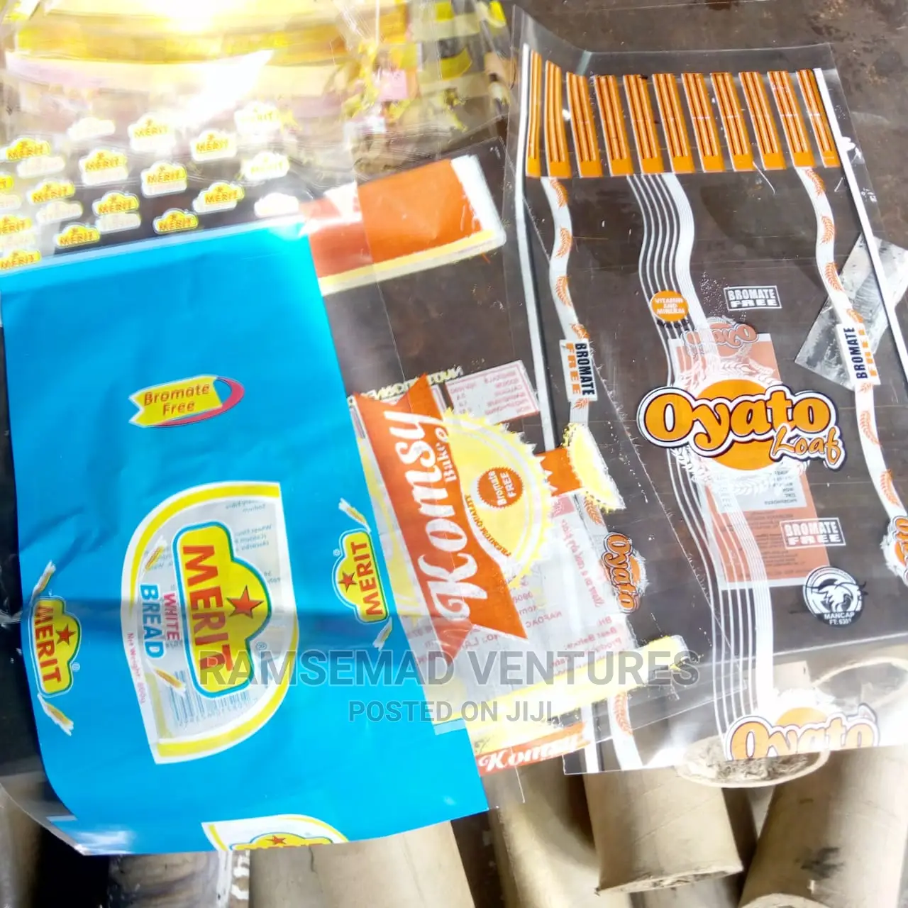 Bread Nylon and Bottle Water Shrink Label