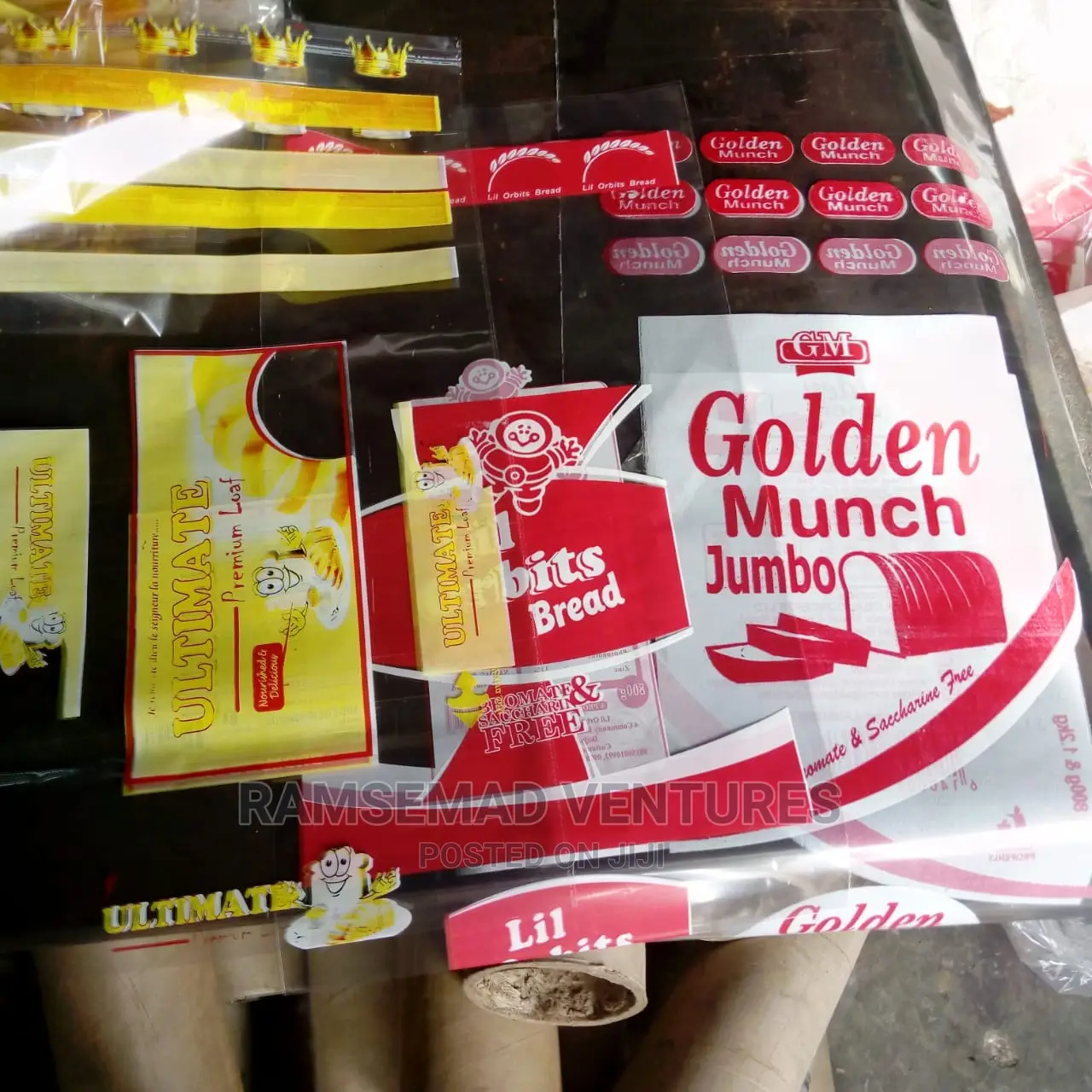 Bread Nylon and Bottle Water Shrink Label