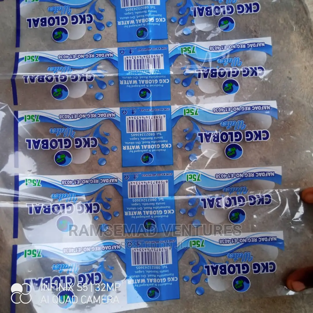 Bread Nylon and Bottle Water Shrink Label