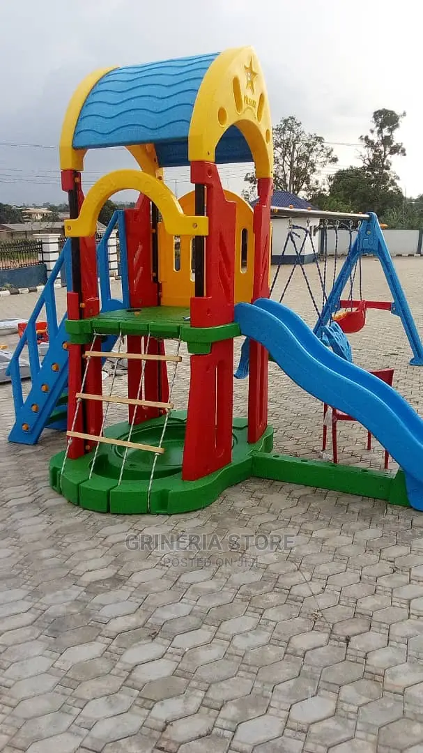 Climbers With Slides Playhouse