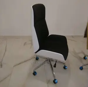 Classic Wood Med Back Swivel Executive Office Chair