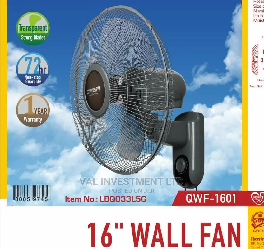 Qusa 16" Wall Fan