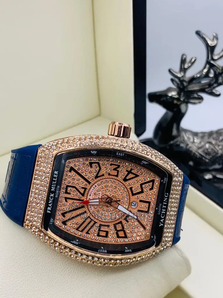 Franck Mullar Men's Leather Wristwatch