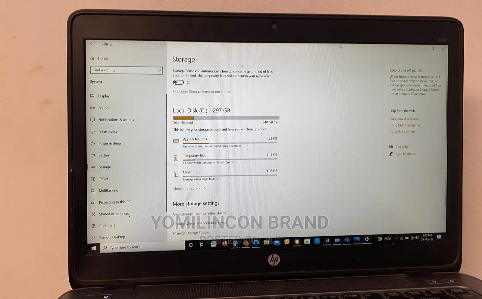 Laptop HP EliteBook 840 8GB Intel Core I5 SSD 250GB