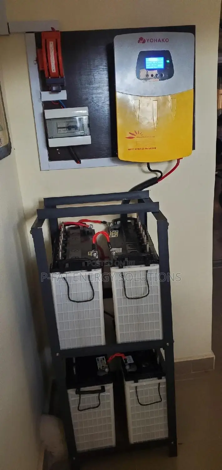 5kva 9panels 4batteries Solar System