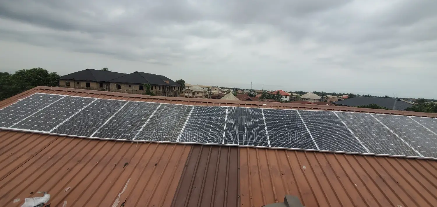 5kva 9panels 4batteries Solar System