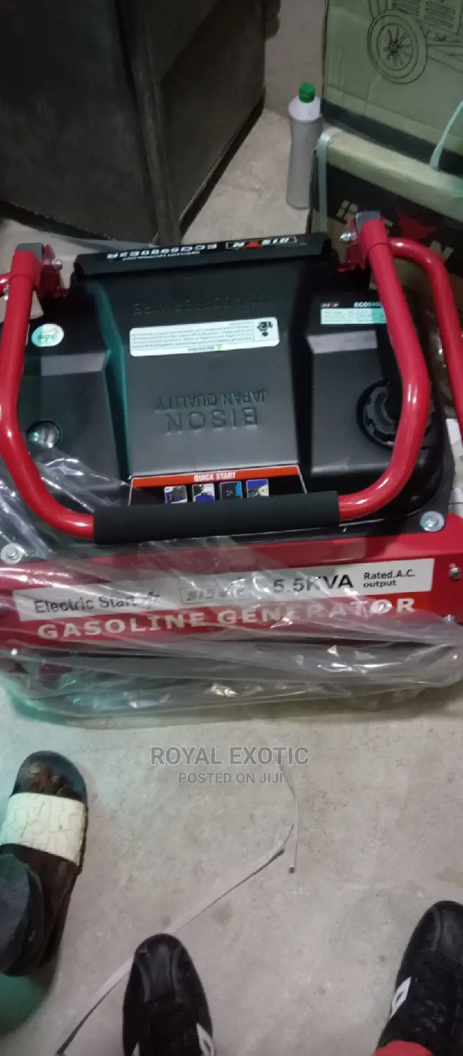 5.5kva Bison Generator With Remote Control and Key Starter