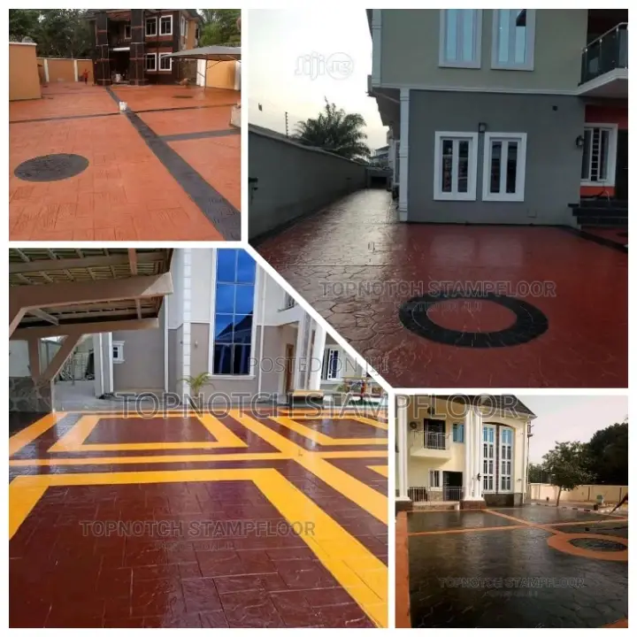 Devine Concrete Stamp Floor Work