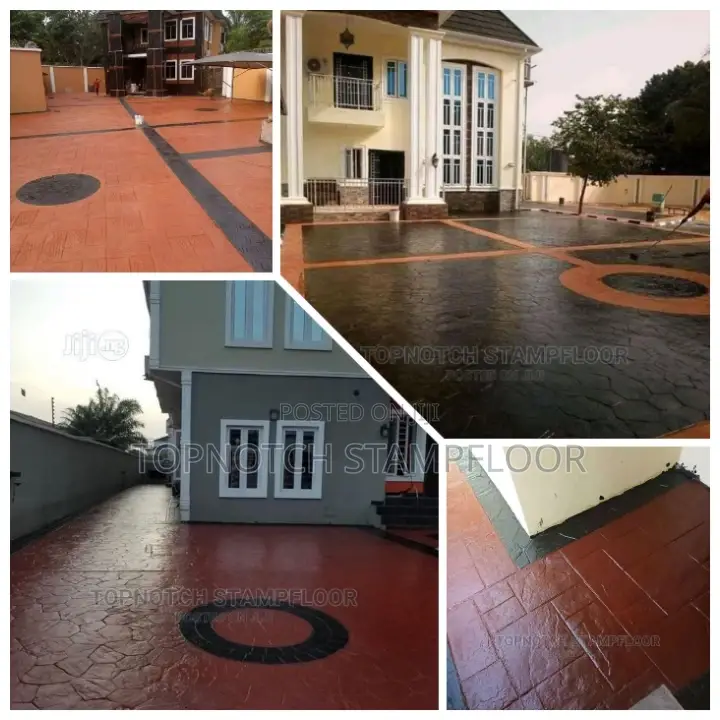 Devine Concrete Stamp Floor Work