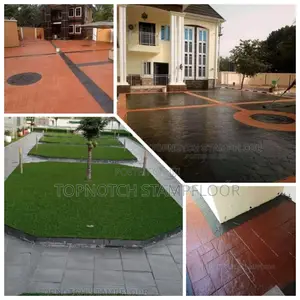 Devine Concrete Stamp Floor Work