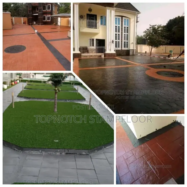Devine Concrete Stamp Floor Work