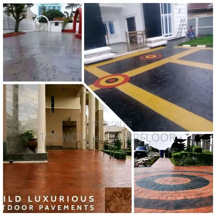The Real Standard Floor Design Concrete Stamp Floor