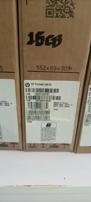 New Laptop HP ProBook 450 G7 16GB Intel Core i5 SSD 512GB