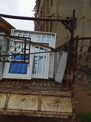 Window With Burglary and Blue Glass
