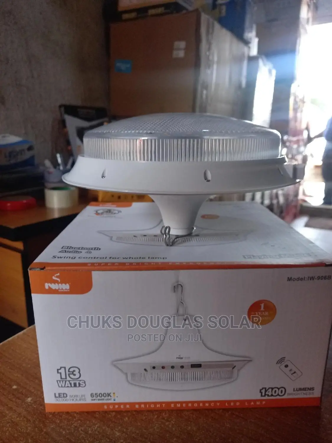 13w Rechargeable Music Bulb With Bluetooth
