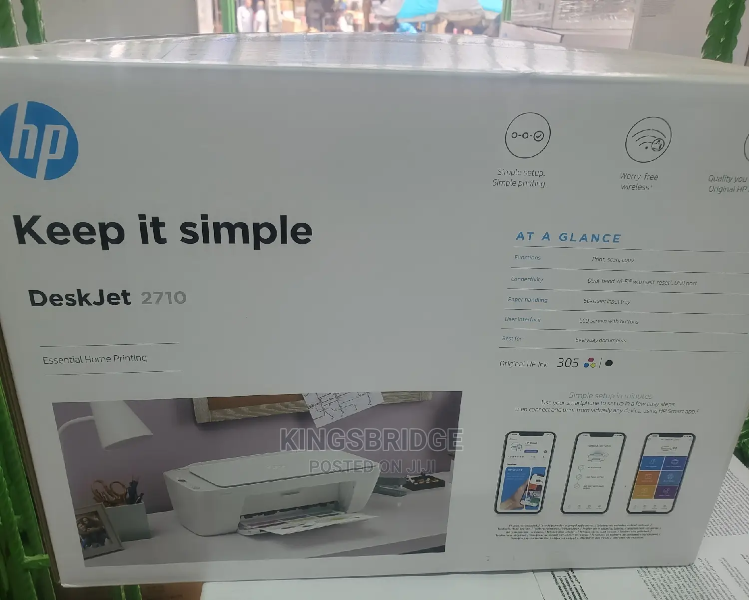 HP Deskjet 2710 All in One Printer.