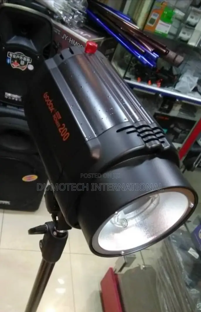 Godox Mini Pioneer 200watts Strobe Light (2 Units + Stands)